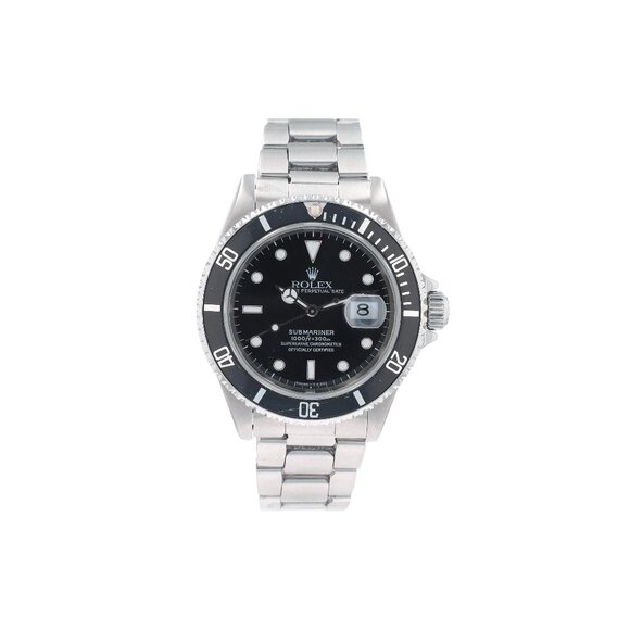 Rolex Other - Rolex Submariner 16610 40mm Black Luminous Dial Rotatable Bezel w/ Black Insert